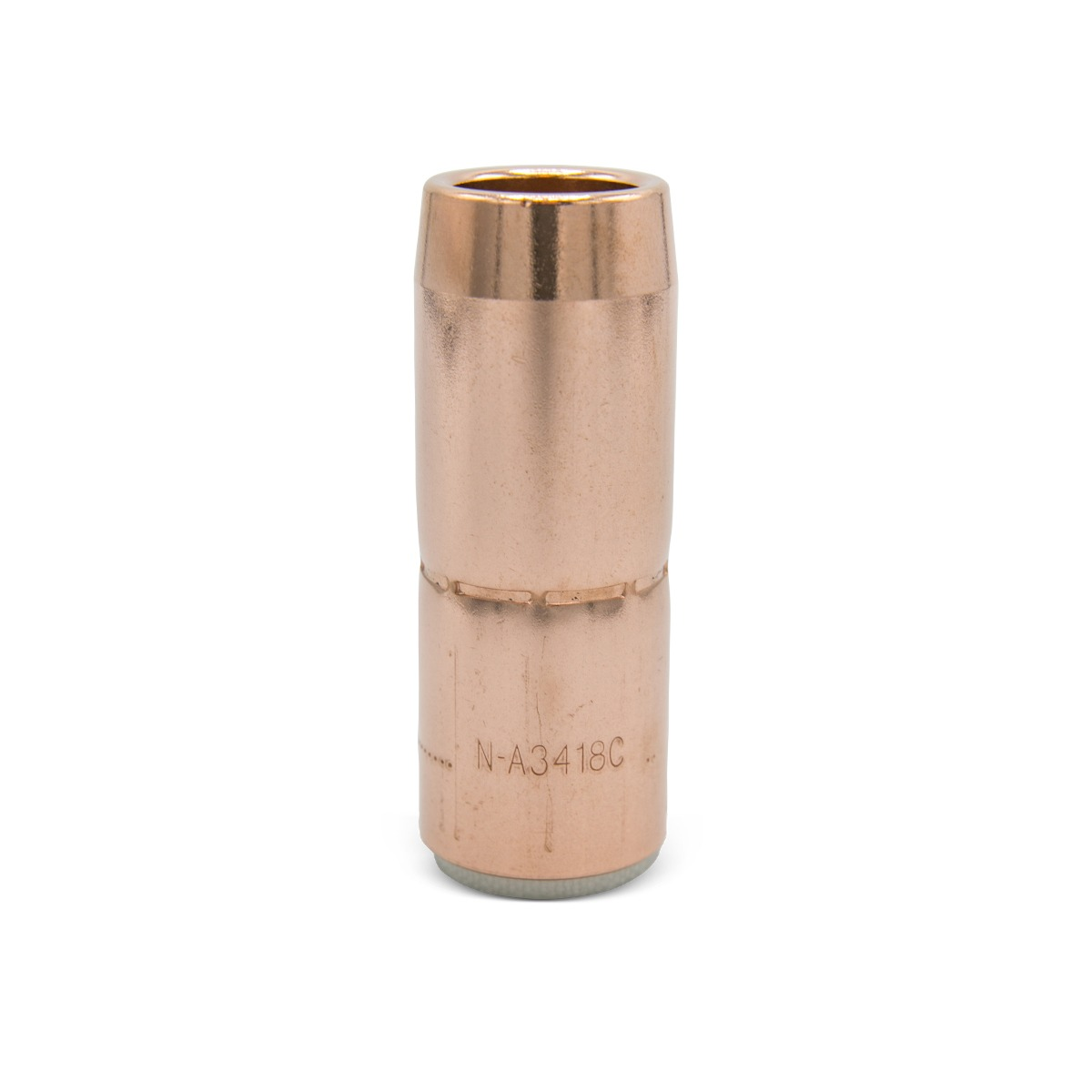 Bernard AccuLock Nozzle, 3/4" Bore 1/8" Rec Copper