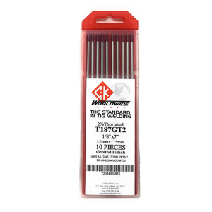 CK Worldwide Tungsten Electrode 1/8" 2% Thoriated