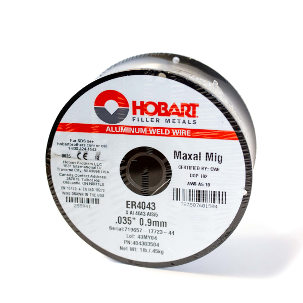 Wire Maxal 4043 .035 4" 1LB Spool