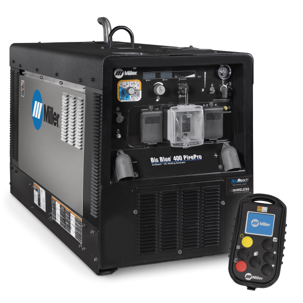 Miller Big Blue 400 PipePro (CAT) Stainless Steel with Wireless Interface Control