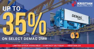 35% on select Demag DMR