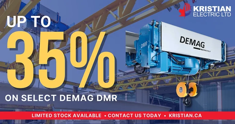 35% on select Demag DMR