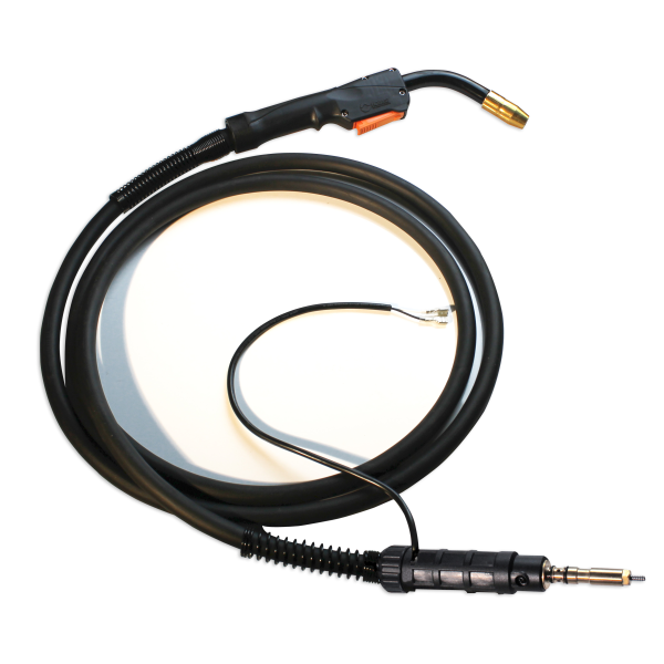 Miller HR100 2-Spade MIG Gun Replacement, 100-amp, 10 ft