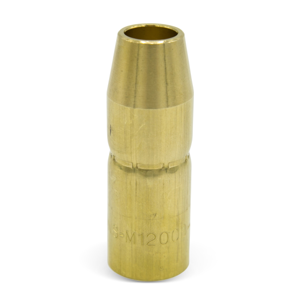 Miller Electric Standard Duty Thread-On Nozzle, 1/2" Orifice, Flush Tip, Brass