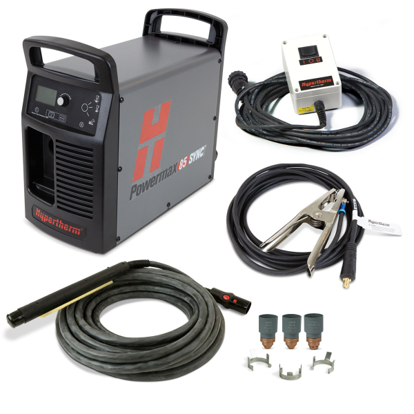 Hypertherm Powermax85 SYNC w/ CPC Port, 180° Torch, Remote 087207