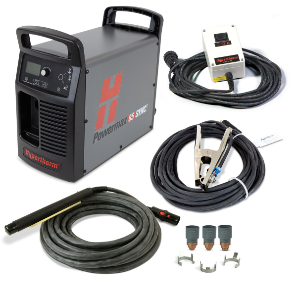 Hypertherm Powermax85 SYNC w/ CPC Port, 180° Torch, Remote 087208