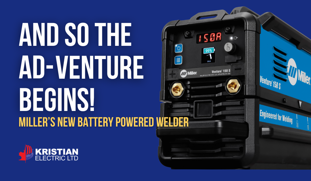 The Miller Venture 150 S Battery Powered Welder
