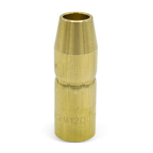 Miller AccuLock MDX Thread-On Nozzle, 1/2" Orifice, Flush Tip, Brass