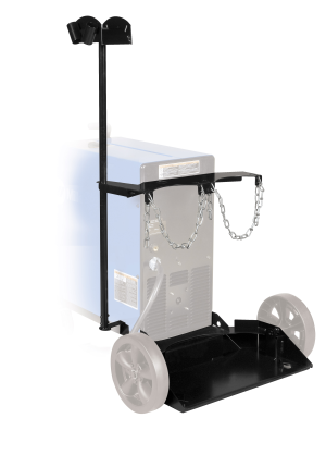 Miller Electric Dual EZ-Change™ Low Cylinder Rack w/ Elevated Gun and Cable Rack