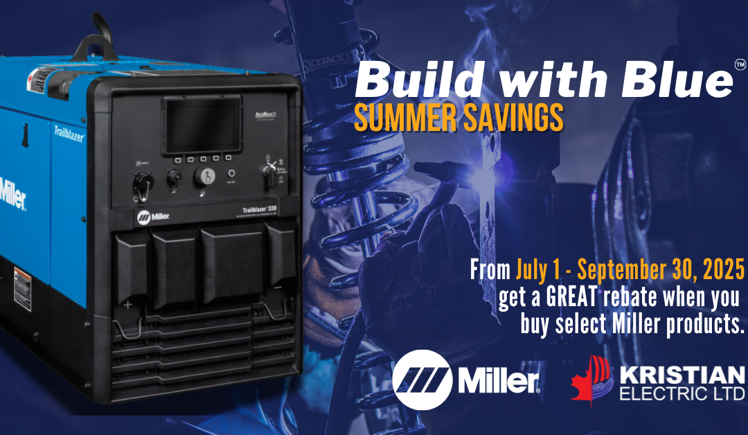 Miller Build with Blue Summer Rebate – Save Big This Summer!