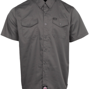 Dixxon Workforce Short Sleeve Work Shirt Charcoal, 2XLarge