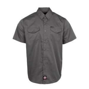 Dixxon Workforce Short Sleeve Work Shirt Charcoal, XLarge