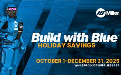 Miller Build with Blue Holiday Rebate – Save Big This Winter Season!