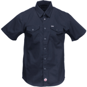 Dixxon Workforce Short Sleeve Work Shirt, Navy