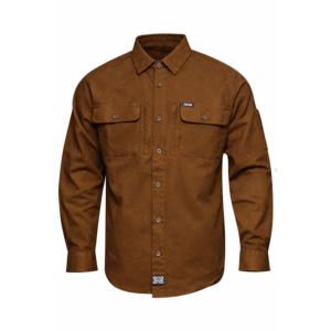 Dixxon Long Sleeve Work Shirt, Brown
