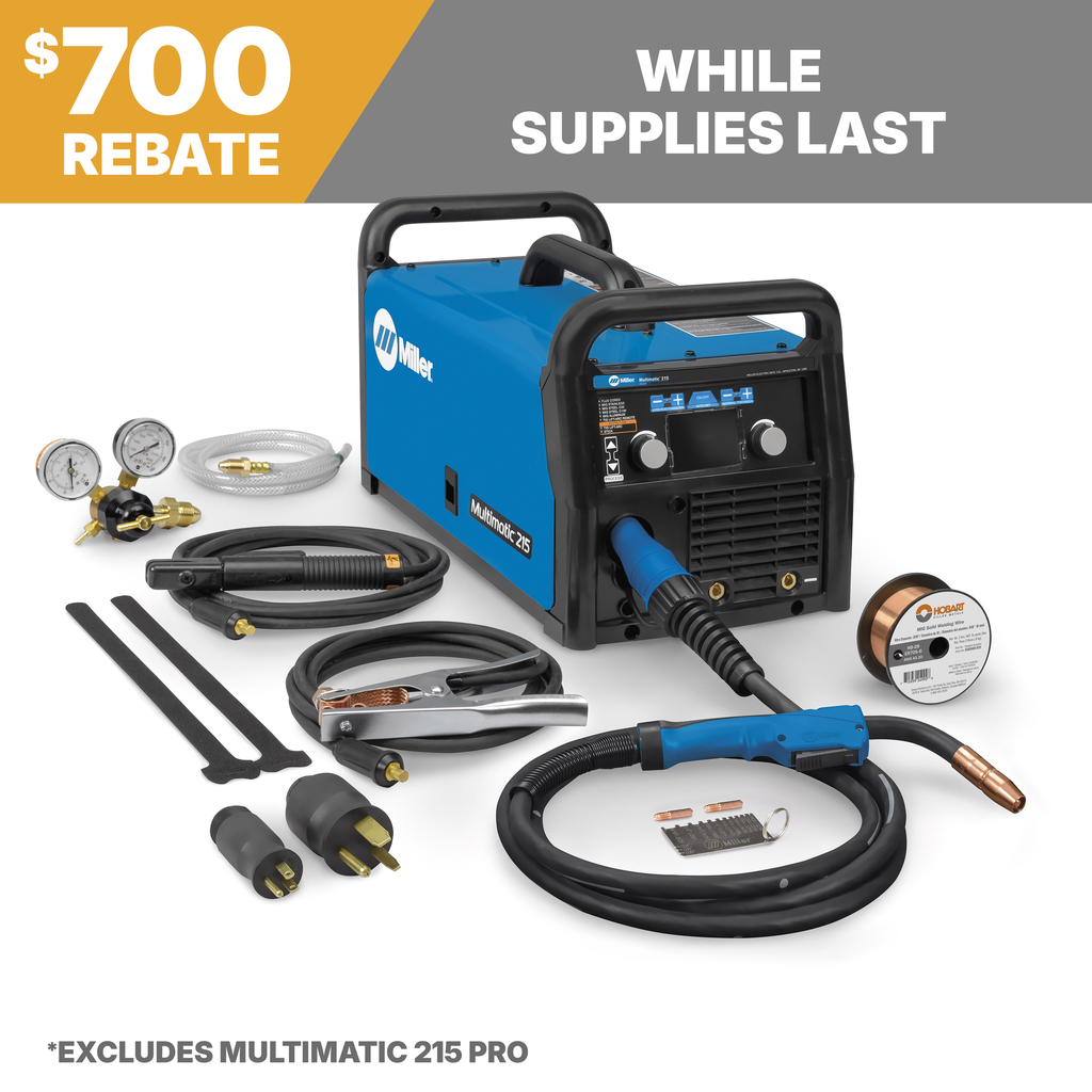 Miller Electric Multimatic® 215 Multiprocess Welder - Image 2
