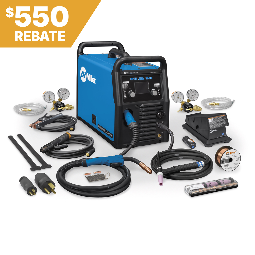 Miller Electric Multimatic® 220 AC/DC w/ Wireless Foot Pedal | Kristian Canada