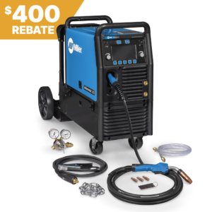 Miller Electric Millermatic® 255 MIG/Pulsed MIG Welder w/ EZ-Latch™ Running Gear- 208/240V | Kristian Canada