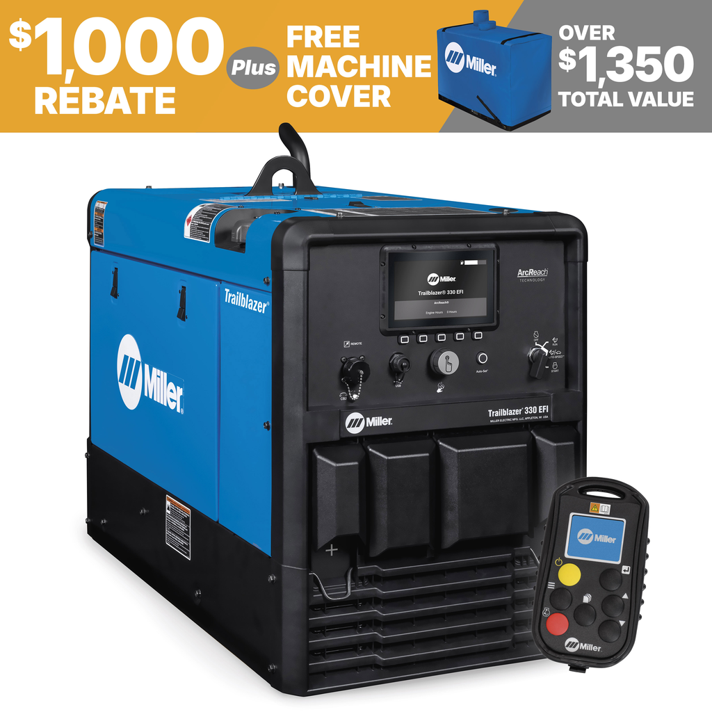 Miller Electric Trailblazer® 330 (Kohler) EFI w/Excel™ Power & Wireless Interface Control | Kristian Canada