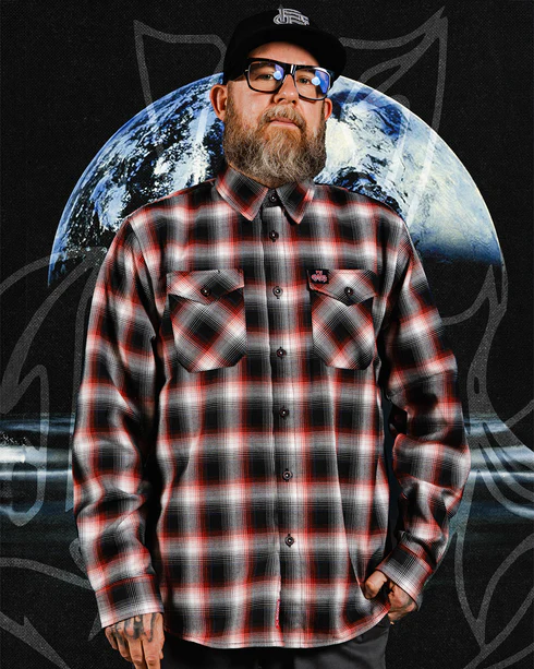 Dixxon In Flames Lunar Strain Flannel - Image 2