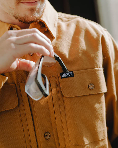 Dixxon Long Sleeve Work Shirt, Camel - Image 4