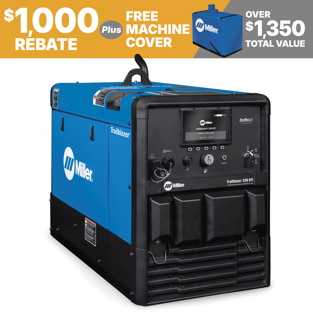 Miller Electric Trailblazer® 330 (Kohler) EFI w/Excel™ Power & Battery Charge/Crank Assist | Kristian Canada