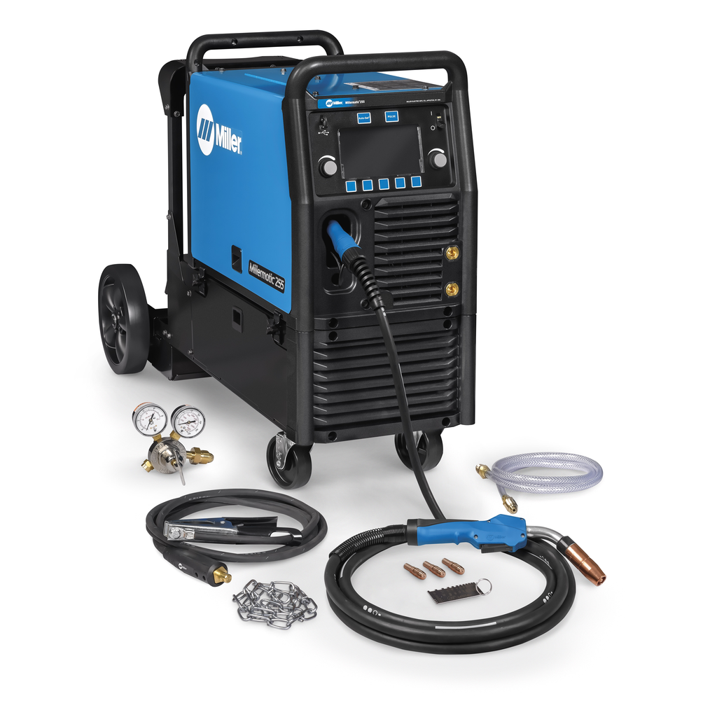 Miller Millermatic 255 MIG Welder with EZ-Latch Running Gear - Image 2