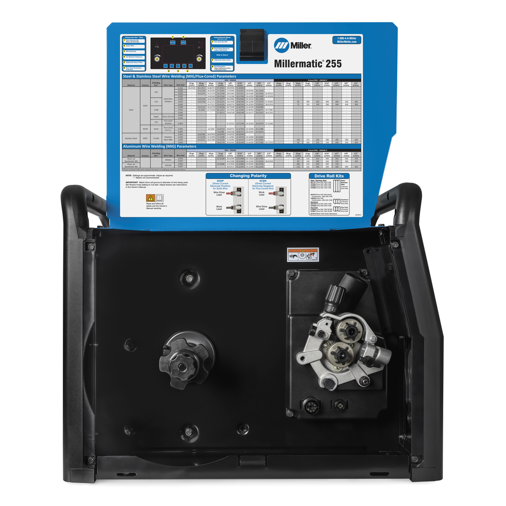 Miller Millermatic 255 MIG Welder with EZ-Latch Running Gear - Image 7