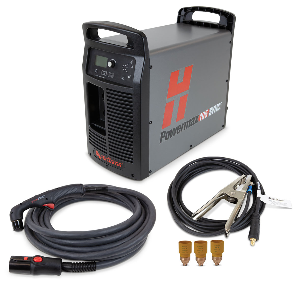 Hypertherm Powermax105 SYNC 200-600V CSA/75° 25' HAND TORCH/25' LEAD | Kristian Canada